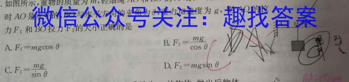 2023年广东省普通高中学业水平考试压轴卷(五)f物理