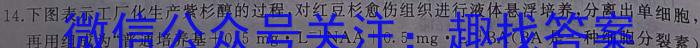 肇庆市2022-2023学年第二学期高二年级期末教学质量检测生物