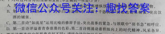 陕西省2024级高一年级期末联考（6月）语文