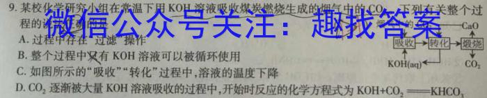 山西省2023年中考总复习押题信息卷SX(一)1化学