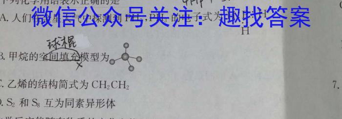 安徽省2023年七年级教学评价（期末）化学