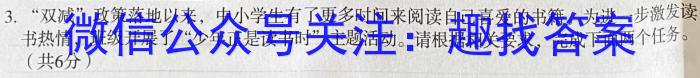 安徽省2022-2023学年八年级下学期期末教学质量调研语文