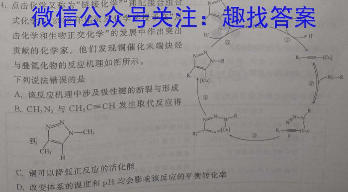 2023年陕西大联考高一年级6月联考（✿）化学