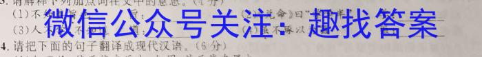 2023普通高等学校招生全国统一考试·名师原创调研仿真模拟卷(三)语文