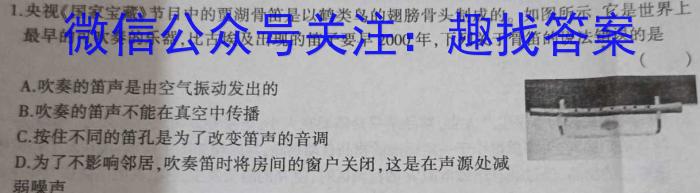 2023年陕西省九年级临考冲刺卷（F）f物理