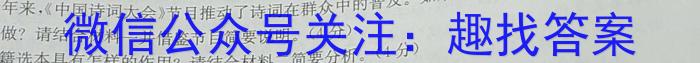 陕西省2023届中考考前抢分卷CCZX A SX语文