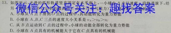 庐江县2022-2023学年度高二年级第二学期期末教学质量抽测.物理