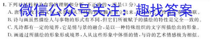 河南省平顶山市2022-2023学年高二下学期期末调研考试语文