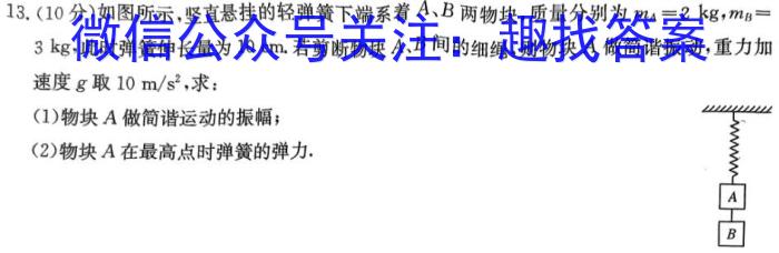 六盘水市2022-2023学年第二学期高二年级期末教学质量检测物理`