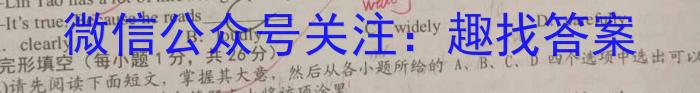 成都石室中学高2023届高考适应性考试(二)英语试题