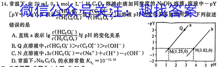 2024-2023学年度高一第二学期芜湖市教学质量统测化学