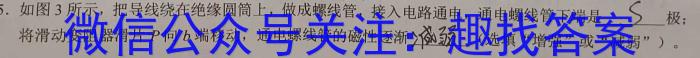 陕西省2023年九年级教学质量检测B（☆五角星）f物理