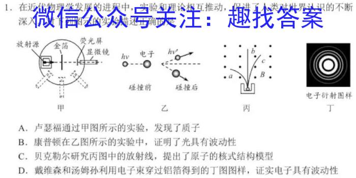 名校之约系列 2023届高三高考精准备考押题卷(二)2物理`