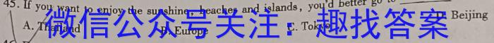 天一大联考 2022-2023学年第二学期高一期末调研考试英语