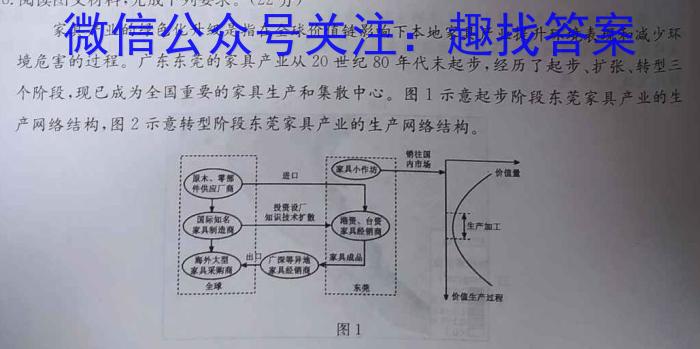 2023年陕西省初中学业水平考试·原创预测卷(五)地理.