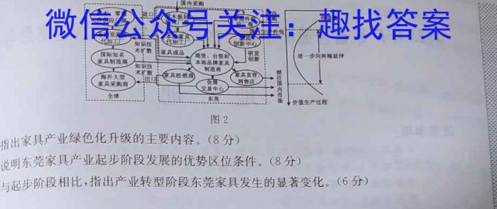 陕西省2022-2023高二期末考试质量监测(23-523B)地理.