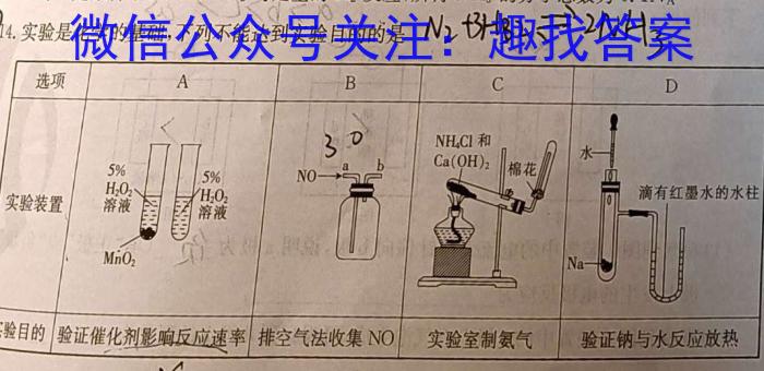 安徽省芜湖市南陵县2022-2023学年度八年级第二学期义务教育学校期末考试化学