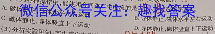 2023年陕西省初中学业水平考试信心提升卷（A）l物理