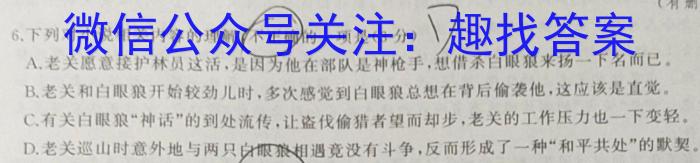 安徽省2022-2023学年度七年级第二学期期末质量检测试题（23-CZ226a）语文