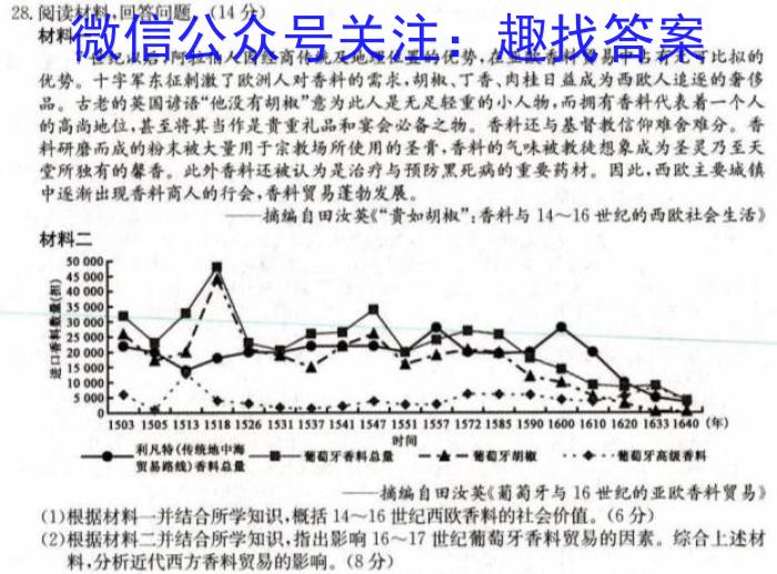 2022-2023学年度高一第二学期芜湖市教学质量统测政治~
