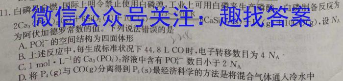 文博志鸿 2023年河南省普通高中招生考试模拟试卷(压轴二)化学