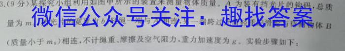 陕西省2023届中考考前抢分卷CCZX A SXz物理