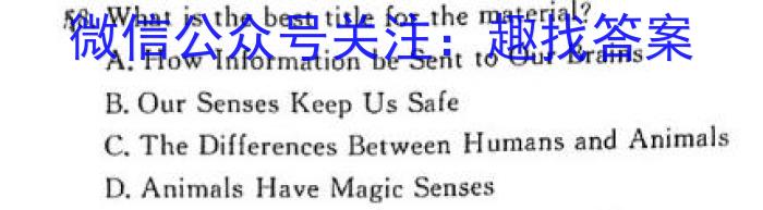2023届广东高三5月联考(531C·G DONG)英语试题