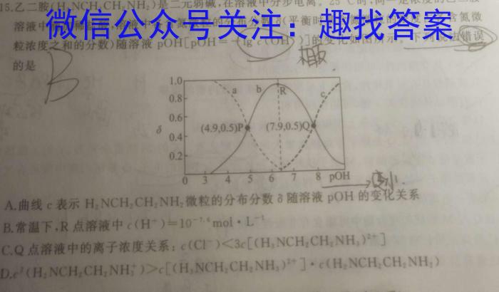 2023届高三年级5月联考（6001C）化学