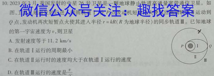 江西省2021级高二年级期末联考（6月）l物理