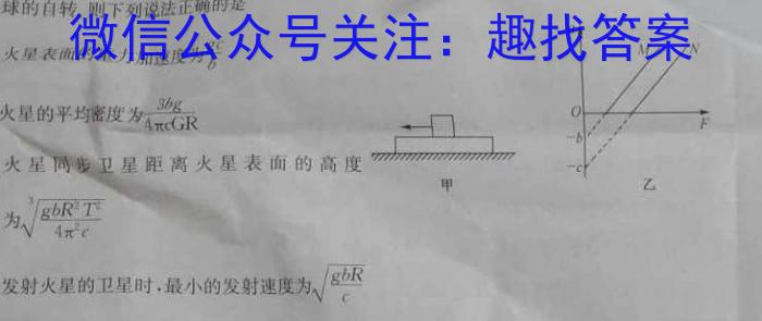 云南师大附中(云南省)2023届高考适应性月考卷(白白黑白黑白白白)(十)物理`