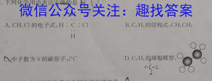 山西省2023届九年级考前适应性评估（三）（8LR）化学