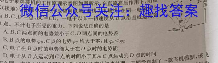 江西省2023届九年级考前适应性评估（三）（8LR）z物理