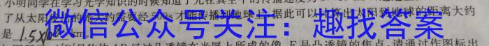 陕西学林教育 2022~2023学年度第二学期八年级第二次阶段性作业f物理