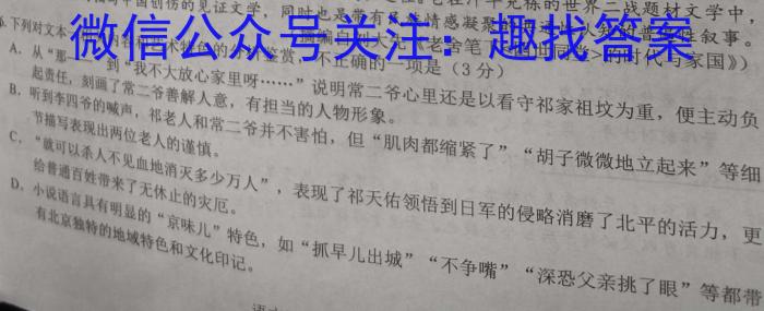 山西省运城市盐湖区2022-2023学年度初二年级第二学期期末质量监测语文