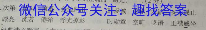 2023年春季学期百色市高普通高中高一年级期末联考教学质量调研测试语文