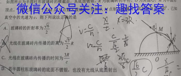 河南省2023年春季学期高二年级7月质量检测l物理