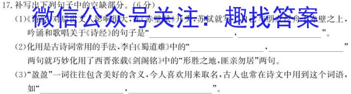 2023届河北高三5月联考(531C·HEB)语文