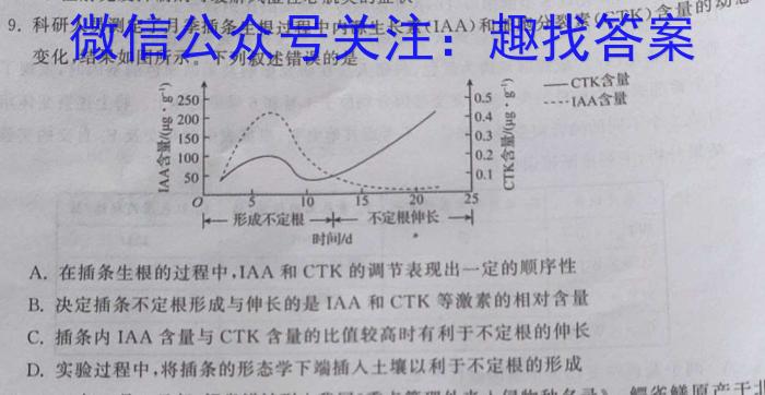 怀仁一中2022-2023学年下学期高二期末考试(23731B)生物