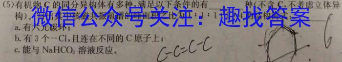 九师联盟 2023年江西省高一期末联考化学