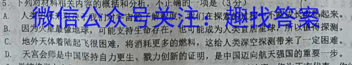 河南省平顶山市2022-2023学年高一下学期期末调研考试语文