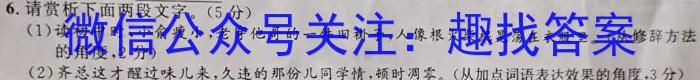 江西省2025届七年级《学业测评》分段训练（八）语文