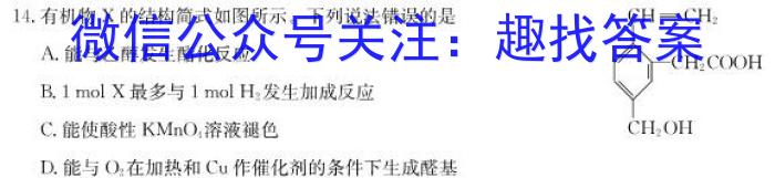 2023年陕西省初中学业水平考试·中考信息卷B化学