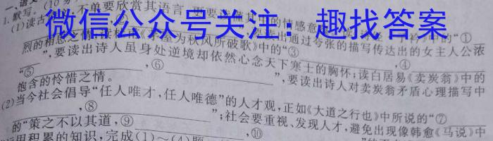 [启光教育]2023年河北省中考命题专家押题卷(二)(2023.6)语文