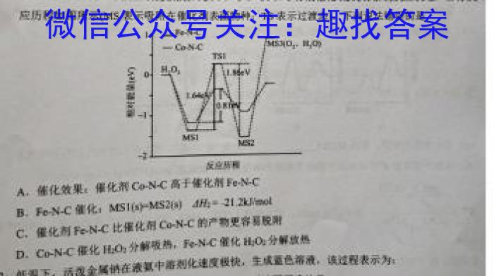 湖北省2022-2023学年新高考联考协作体高一年级下学期期末(2023.6)化学