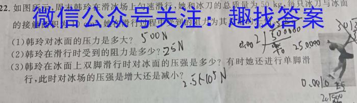 德兴市2024-2023学年度八年级第二学期学科素养监测q物理