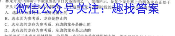 2023年陕西省九年级临考冲刺卷（F）q物理