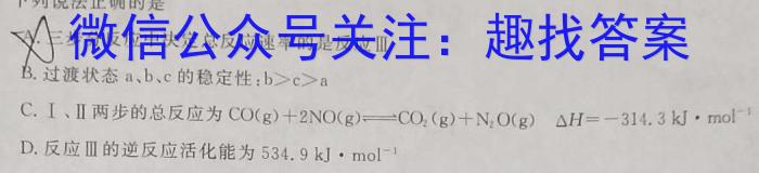 文博志鸿 2023年河南省普通高中招生考试试卷(夺冠一)化学