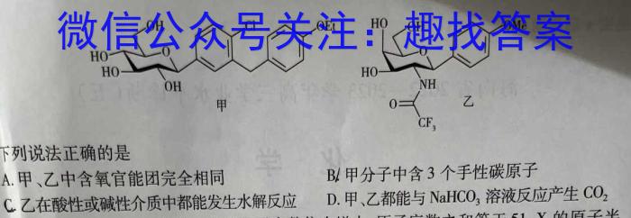 安徽省2024-2023学年度八年级阶段诊断【R- PGZX F- AH（八）】化学