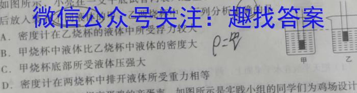 樊城区2023年中考适应性考试z物理