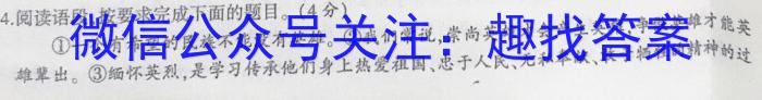 2023年山西省初中学业水平考试 定心卷语文